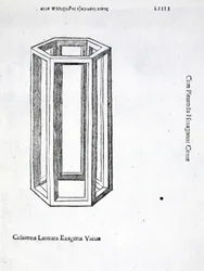 Columna Laterata Exagona Vacua, Illustration from 